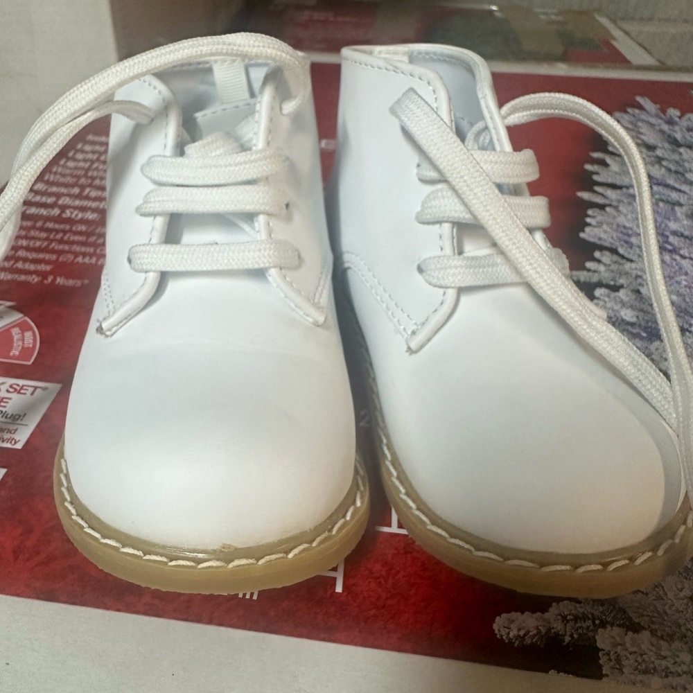 Classic White Kids Shoes